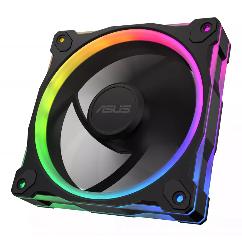 Wentylator ASUS Prime MR120 ARGB Reverse czarny 12 cm łożysko ślizgowe