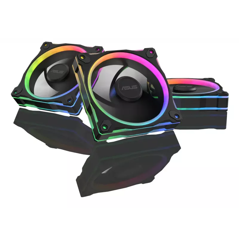 ASUS Prime MR120 Fan ARGB Reverse Czarny 3in1 Obudowa komputera 12 cm 3 szt.