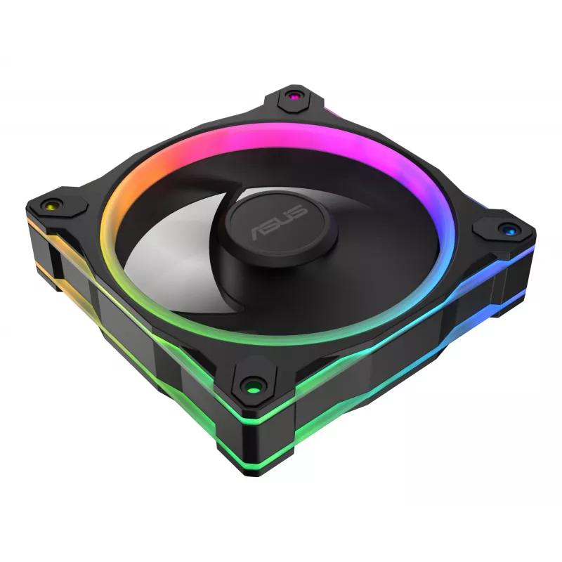 Wentylator ASUS Prime MR120 ARGB Czarny 12 cm Łożysko ślizgowe
