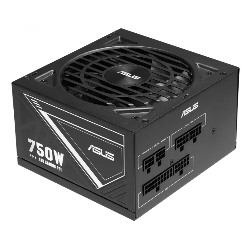 Zasilacz ASUS ATS-750G 750 W, 20+4 pin ATX, 80 PLUS Gold, czarny
