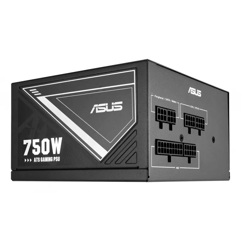 Zasilacz ASUS ATS-750G 750 W, 20+4 pin ATX, 80 PLUS Gold, czarny