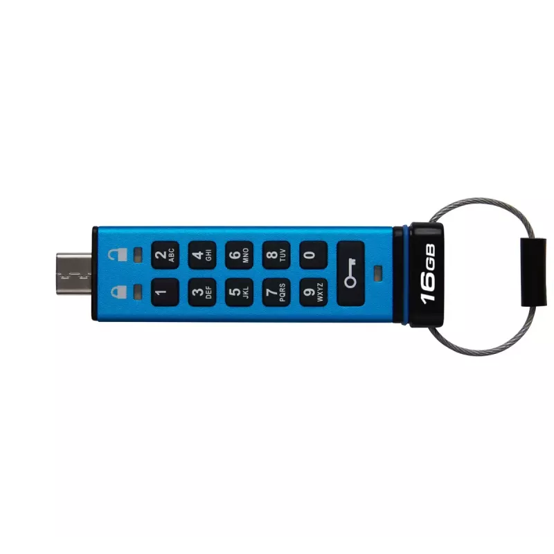 Kingston Technology IronKey 16GB USB-C Keypad 200C, FIPS 140-3 Lvl 3 AES-256