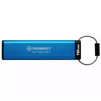 Kingston Technology IronKey 16GB USB-C Keypad 200C, FIPS 140-3 Lvl 3 AES-256