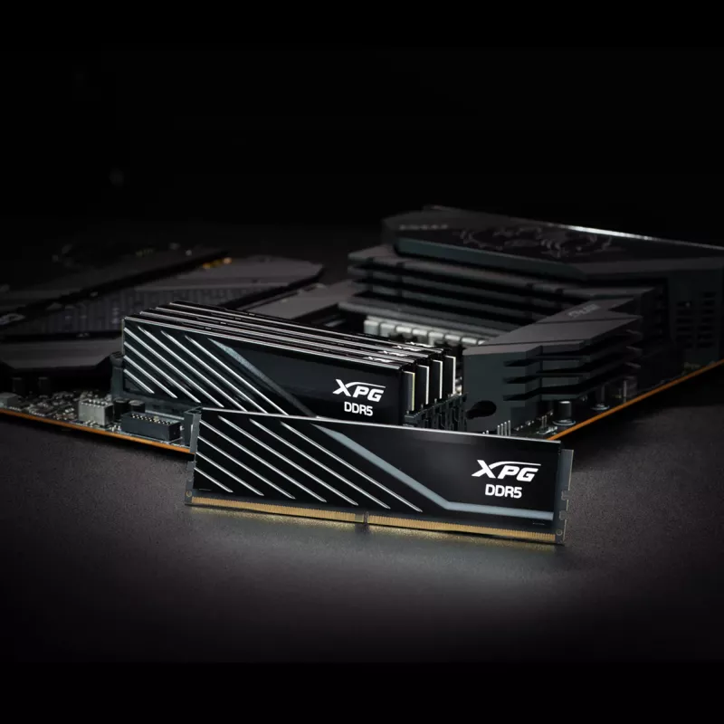 DIMM 32 GB DDR5-6400 (2x 16 GB) Dual-Kit, Arbeitsspeicher schwarz, AX5U6400C3216G-DTLABBK, XPG Lancer Blade, INTEL XMP, AMD EXPO