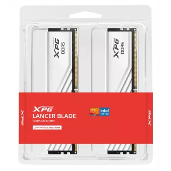 DIMM 32 GB DDR5-5600 (2x 16 GB) Dual-Kit, Arbeitsspeicher weiß, AX5U5600C4616G-DTLABWH, XPG Lancer Blade, INTEL XMP, AMD EXPO