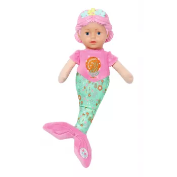 Lalka bobas BABY born Mermaid 33cm, zmywalna, wielokolorowa