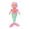 Lalka bobas BABY born Mermaid 33cm, zmywalna, wielokolorowa