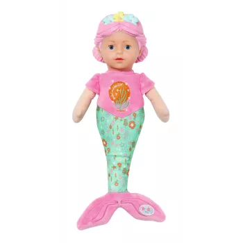 Lalka bobas BABY born Mermaid 33cm, zmywalna, wielokolorowa