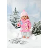 Zestaw ubranek dla lalek BABY born Różowy płaszcz 43 cm składany