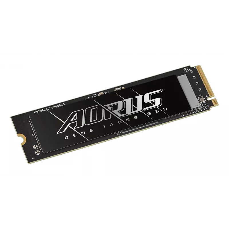 Dysk SSD M.2 NVMe GIGABYTE AORUS Gen5 14000 — 4 TB, PCIe 5.0, odczyt 14100 MB/s, zapis 12600 MB/s