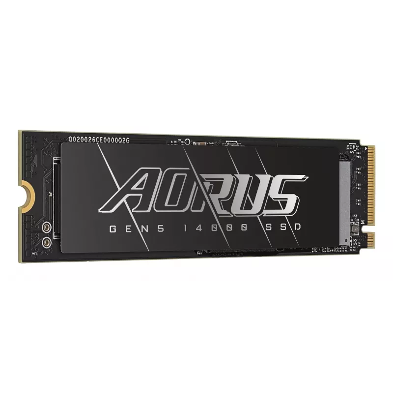 Dysk SSD M.2 NVMe GIGABYTE AORUS Gen5 14000 — 4 TB, PCIe 5.0, odczyt 14100 MB/s, zapis 12600 MB/s