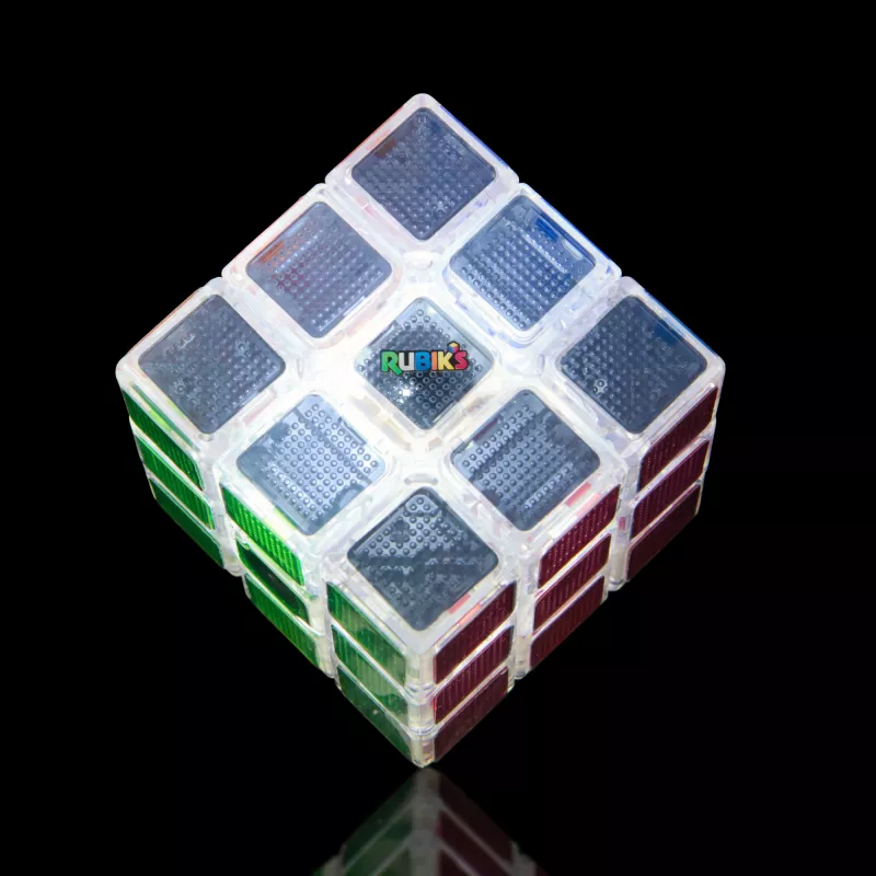 Rubik’s Cube, Pulse Cube, podświetlana łamigłówka dla dorosłych i szybkich solwerów, rozwiąż zagadkę, zanim zgasną światła – wymagające wyzwanie logiczne i zabawka antystresowa dla dzieci od 8 lat