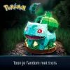 4D Build, model 3D Pokémon Bulbasaur, figurka Pokémon, kolekcja Kanto First Partner, dekoracja na biurko, 195 elementów, dla wieku 12+