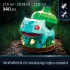 4D Build, model 3D Pokémon Bulbasaur, figurka Pokémon, kolekcja Kanto First Partner, dekoracja na biurko, 195 elementów, dla wieku 12+