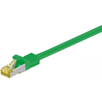 Kabel sieciowy Goobay 91577 RJ-45 Cat7 0,5 m zielony