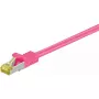Kabel sieciowy Goobay 91578 RJ-45 Cat7 0,5 m magenta