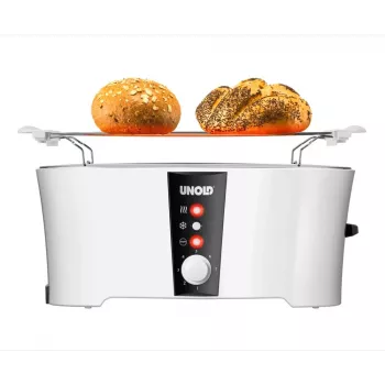 Toster Unold Design Dual 4 kromki 1350 W Czarny Biały