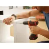 Pistol Grip Drill Czarny & Decker BDCDD12-QW, Keyless, 1.5 Ah