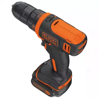 Pistol Grip Drill Czarny & Decker BDCDD12-QW, Keyless, 1.5 Ah