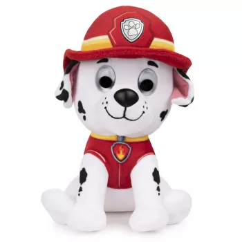 PAW Patrol GUND Oficjalny Marshall w Kultowym Stroju Strażaka, Pluszowa Zabawka dla Dzieci od 1. Roku Życia, 15 cm