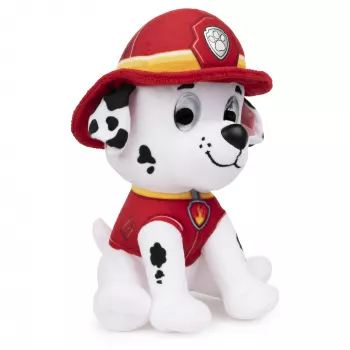 PAW Patrol GUND Oficjalny Marshall w Kultowym Stroju Strażaka, Pluszowa Zabawka dla Dzieci od 1. Roku Życia, 15 cm