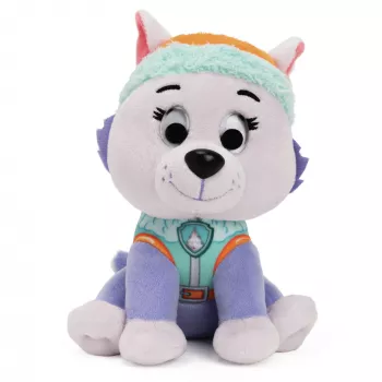 PAW Patrol GUND Oficjalny Everest w sygnaturowym uniformie ratownictwa śnieżnego pluszowa zabawka, przytulanka dla dzieci od 1 roku życia, 6 cali
