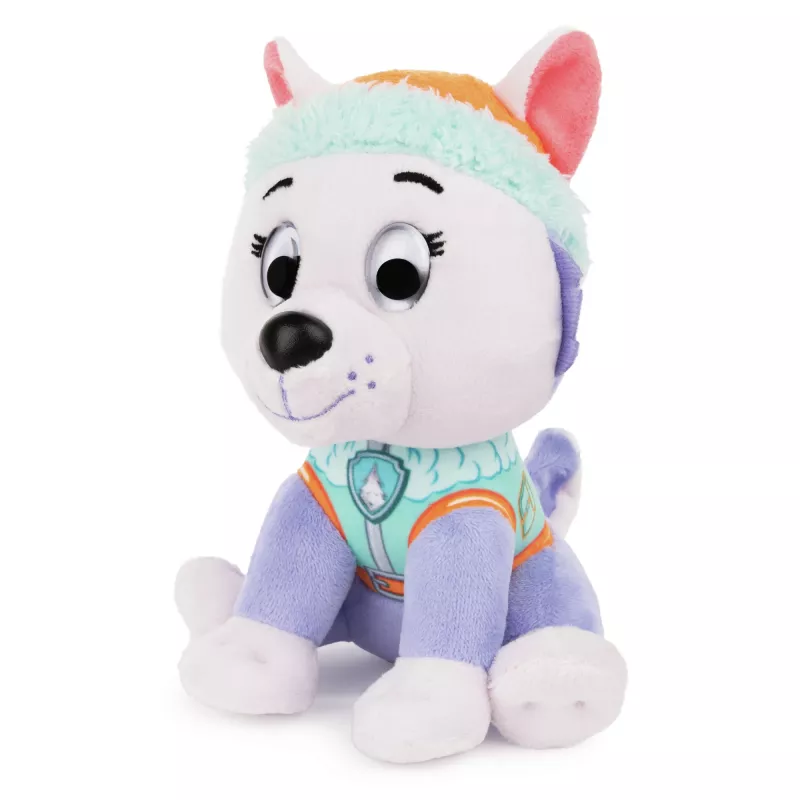 PAW Patrol GUND Oficjalny Everest w sygnaturowym uniformie ratownictwa śnieżnego pluszowa zabawka, przytulanka dla dzieci od 1 roku życia, 6 cali
