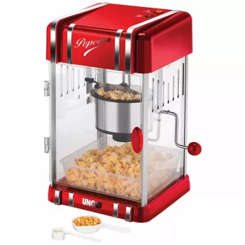 Unold 48535 maszyna do popcornu Czerwony, Srebrny 300 W
