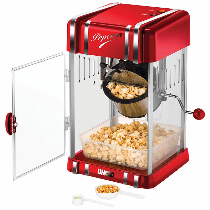 Unold 48535 maszyna do popcornu Czerwony, Srebrny 300 W