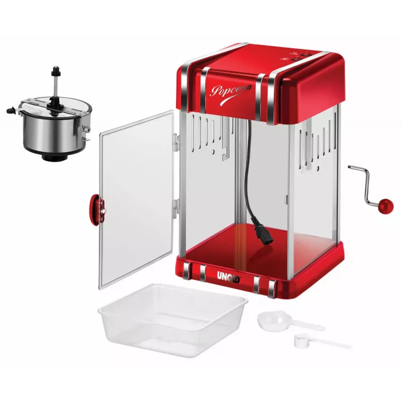 Unold 48535 maszyna do popcornu Czerwony, Srebrny 300 W