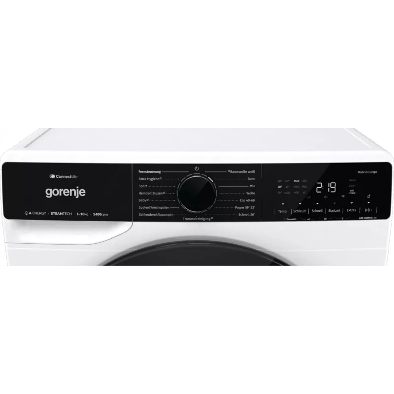 Pralka Gorenje WPNA14A3TS Front-load 10 kg 1400 RPM Biała