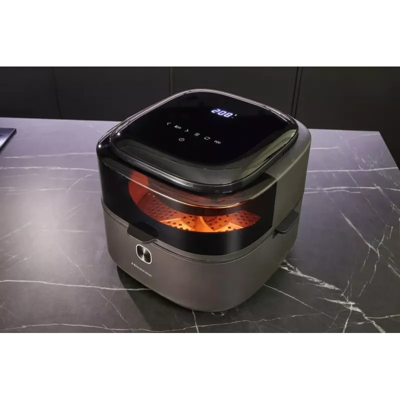 Hisense HAF1350DR Wolnostojący frytkownica beztłuszczowa 6,7 l, 1350 W, czarna