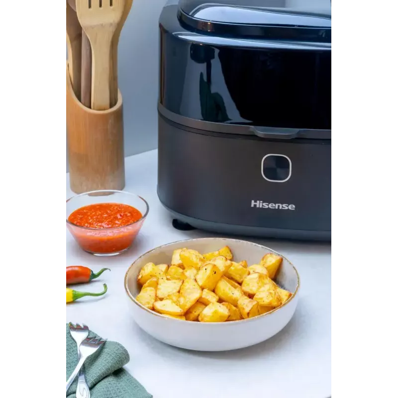 Hisense HAF1350DR Wolnostojący frytkownica beztłuszczowa 6,7 l, 1350 W, czarna