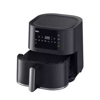Frytkownica beztłuszczowa Braun Household MultiFry 5 HF5030 — 1700 W, kosz 6,0 l, czarno-srebrny