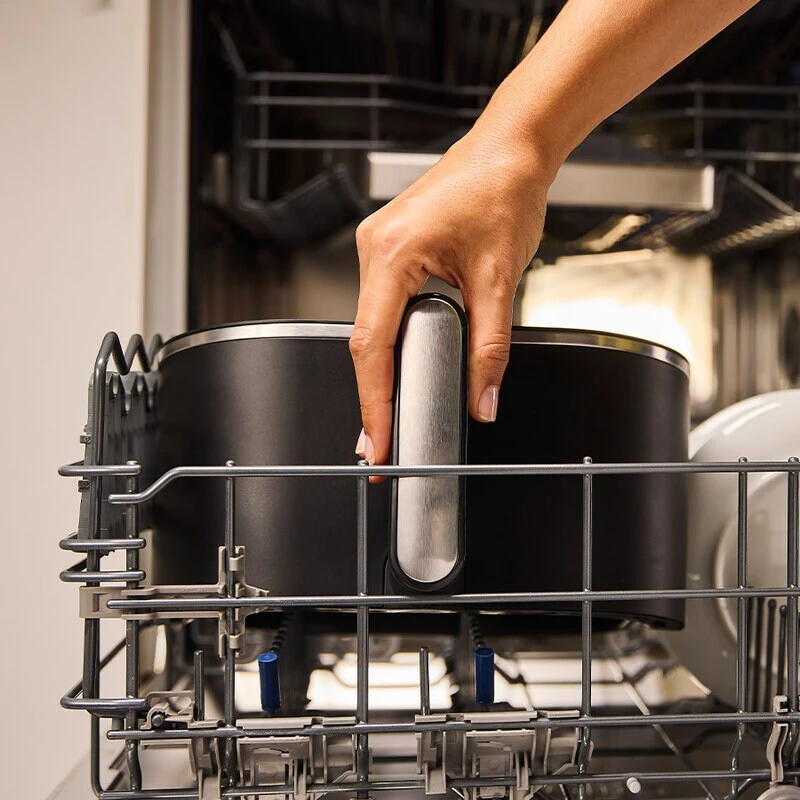 Frytkownica beztłuszczowa Braun Household MultiFry 5 HF5030 — 1700 W, kosz 6,0 l, czarno-srebrny