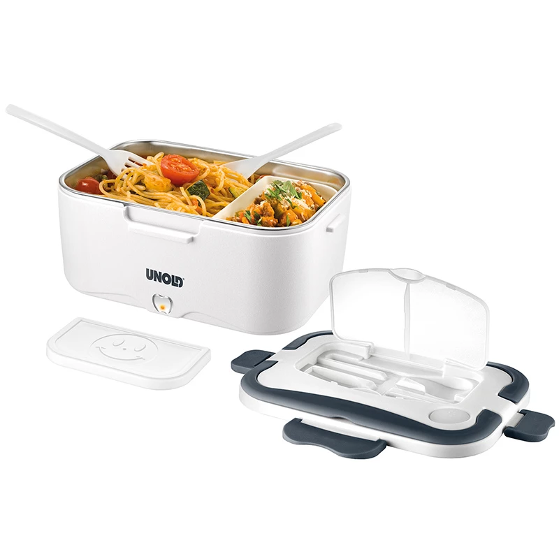 Pojemnik na lunch Unold 230.338 1,5 l Stal nierdzewna Czarny Biały