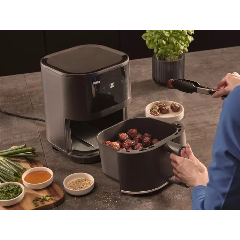 Braun MultiFry 3 Single 4,3 L Wolnostojąca Frytkownica na gorące powietrze 1500 W Czarny