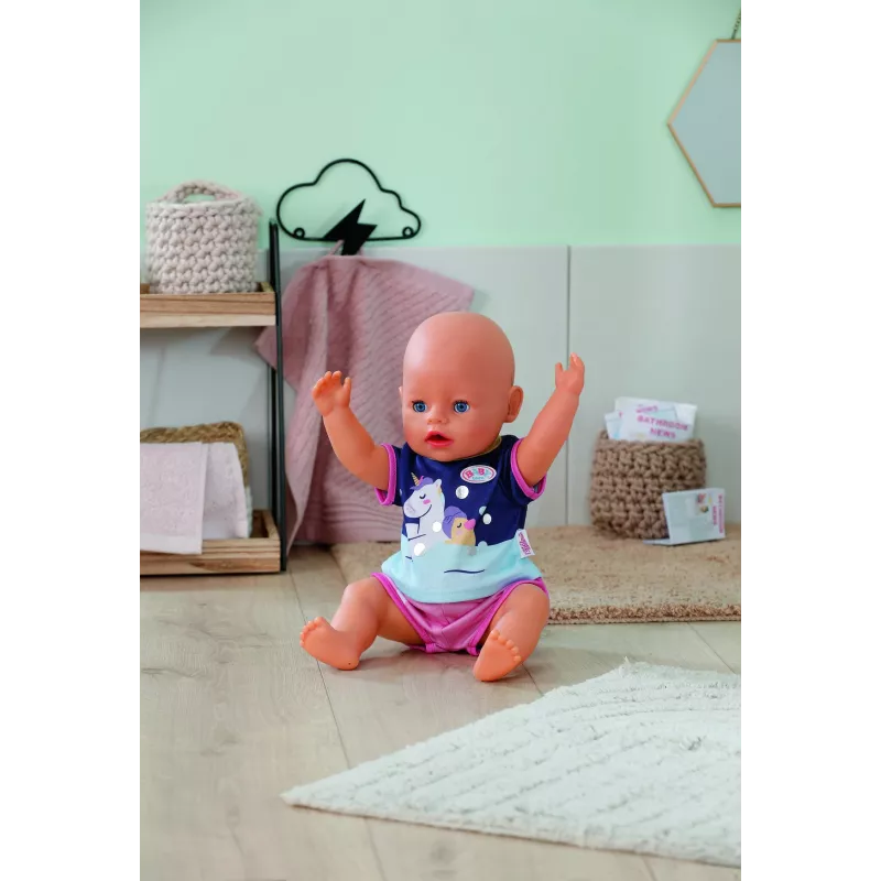 BABY born Piżama Krótka z Jednorożcem dla Lalki 43cm