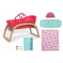 Kołyska dla lalek zapf creation BABY born 3-w-1 Pinplay — mebelki dla lalek, przekształcana kołyska/łóżeczko/nosidełko