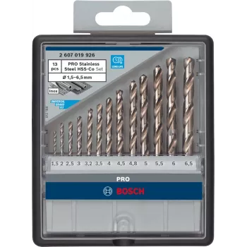 Zestaw wierteł Bosch HSS Twist Drill Bits Cobalt 2607019926
