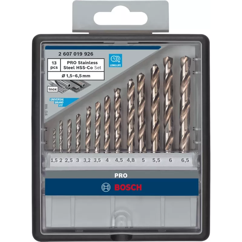 Zestaw wierteł Bosch HSS Twist Drill Bits Cobalt 2607019926