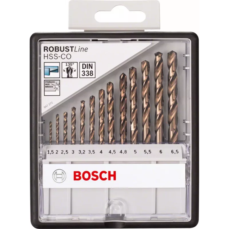 Zestaw wierteł Bosch HSS Twist Drill Bits Cobalt 2607019926