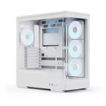 Obudowa PC AEROCOOL Geh Midi P500A biały — obudowa mid-tower ATX, białe wykończenie