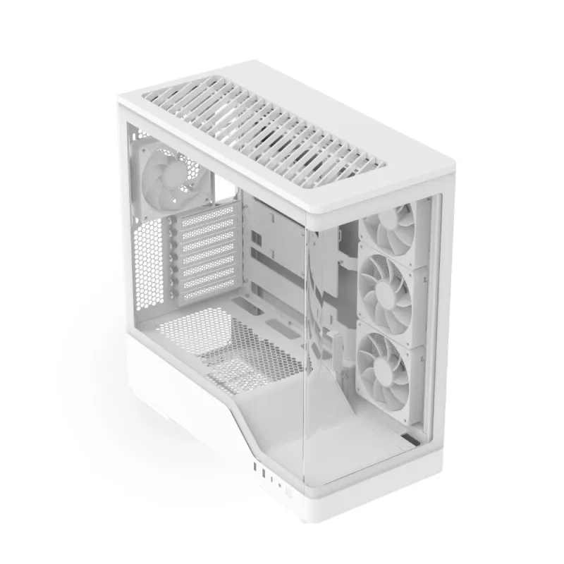 Obudowa PC AEROCOOL Geh Midi P500A biały — obudowa mid-tower ATX, białe wykończenie