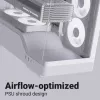 Obudowa PC AEROCOOL Geh Midi P500A biały — obudowa mid-tower ATX, białe wykończenie