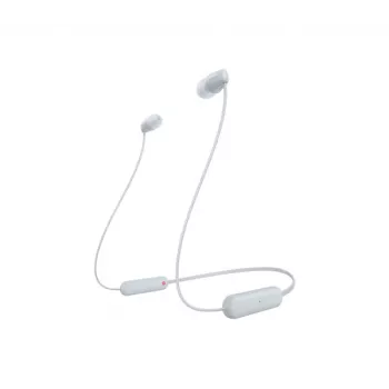 Sony WI-C100 Zestaw słuchawkowy Bezprzewodowy Douszny Połączenia/Muzyka Bluetooth Biały