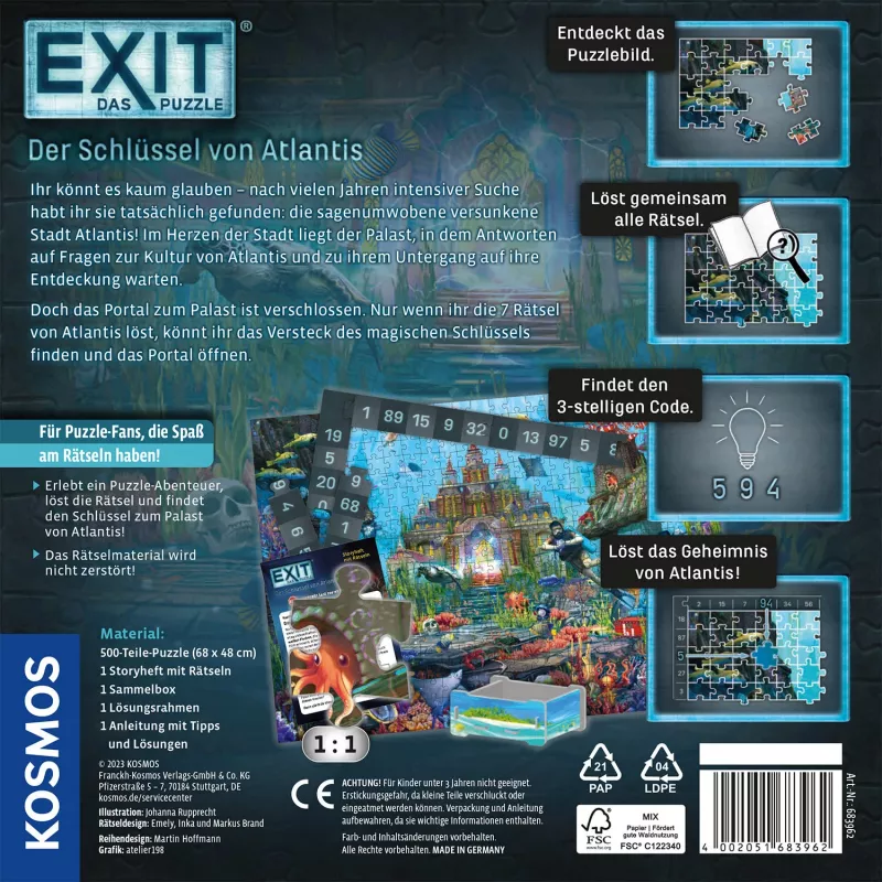 Kosmos 44138905 puzzle Jigsaw puzzle 500 szt. City