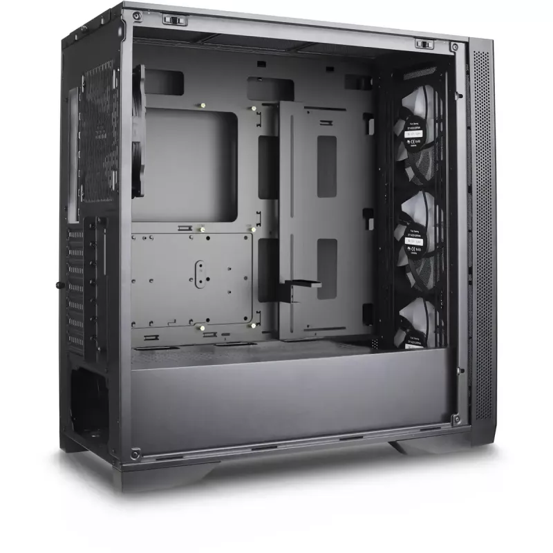 Obudowa wieżowa Silentware Air 1000, czarna, panel boczny z hartowanego szkła