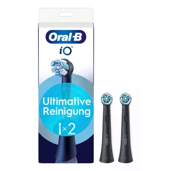 Oral-B iO Ultimate Clean 16262903 główka do szczoteczki do zębów 2 szt. Czarny