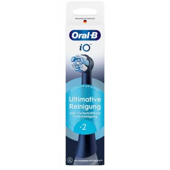 Oral-B iO Ultimate Clean 16262903 główka do szczoteczki do zębów 2 szt. Czarny